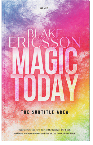 Pre Made Book Cover Almond