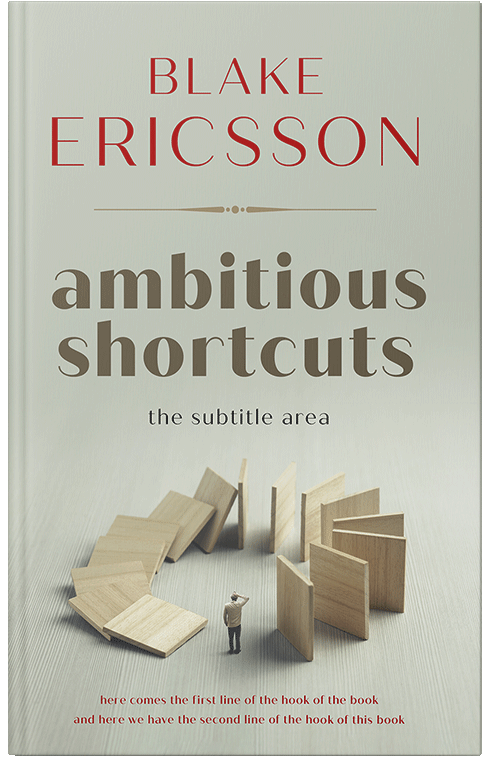 Front view of Kangaroo #11904 - Premade Business Book Cover