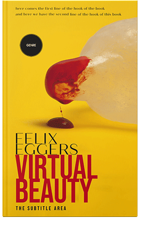 Pre Made Book Cover Ripe Lemon