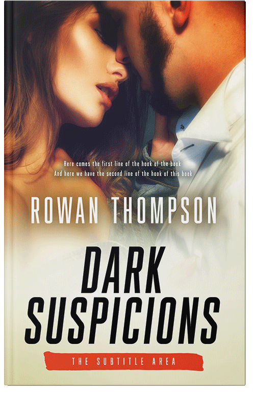 Front view of White Rock #11935 - Premade Erotica Book Cover