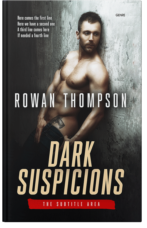 Front view of Cocoa Brown #11938 - Premade Erotica Book Cover