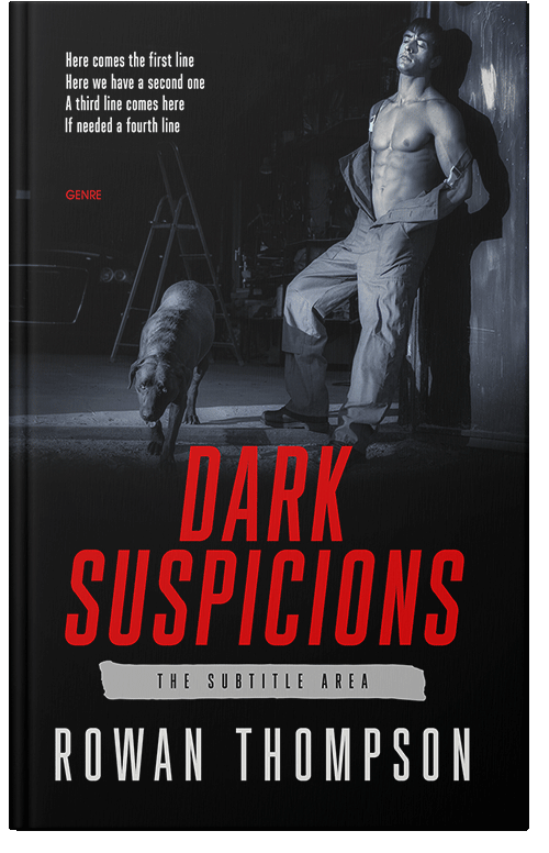 Front view of Contessa #11941 - Premade Erotica Book Cover