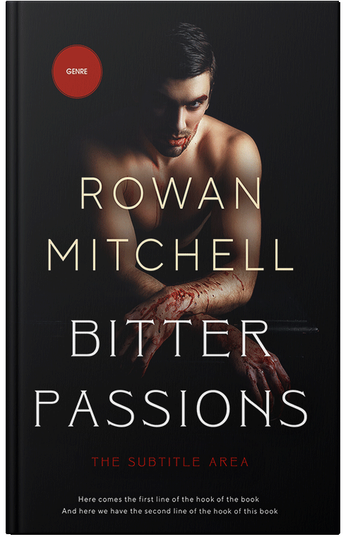 Front view of Cod Gray #11944 - Premade Erotica Book Cover