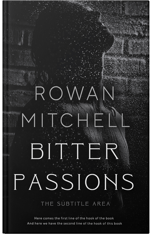 Front view of Premade Erotica Book Cover - Cod Gray