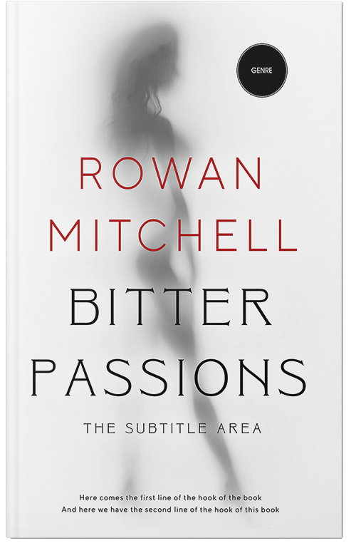 Front view of Premade Erotica Book Cover - Gallery