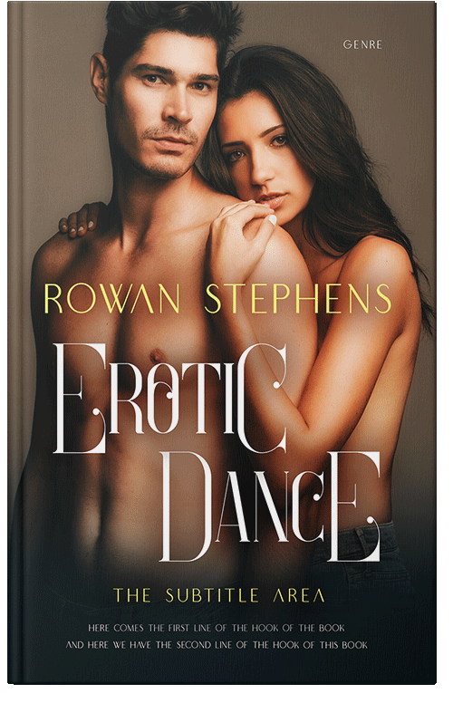 Front view of Zeus #11952 - Premade Erotica Book Cover