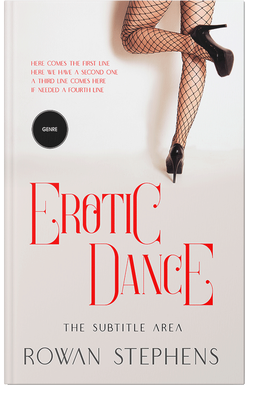 Front view of Premade Erotica Book Cover - Soft Peach