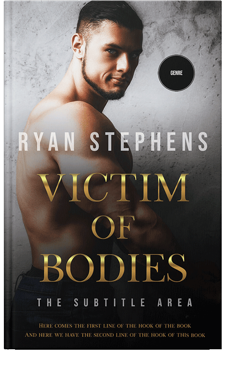 Front view of Swirl #11965 - Premade Erotica Book Cover