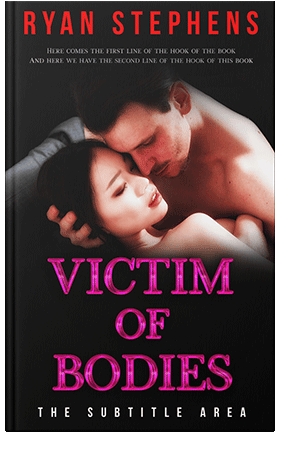 Pre Made Book Cover Black