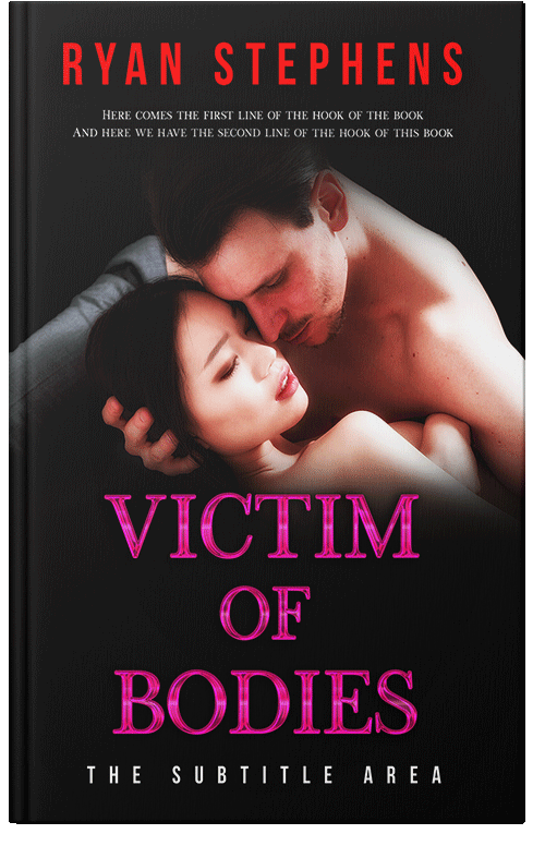 Front view of Black #11971 - Premade Erotica Book Cover