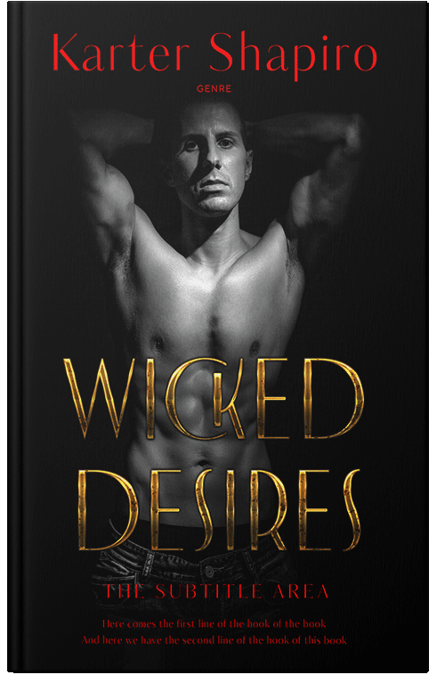 Front view of Cod Gray #11974 - Premade Erotica Book Cover