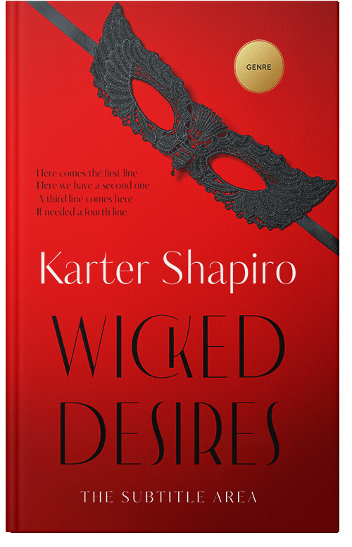 Front view of Premade Erotica Book Cover - Monza