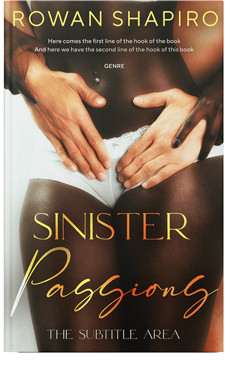 Front view of Calico #11996 - Premade Erotica Book Cover