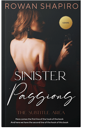 Pre Made Book Cover Tan