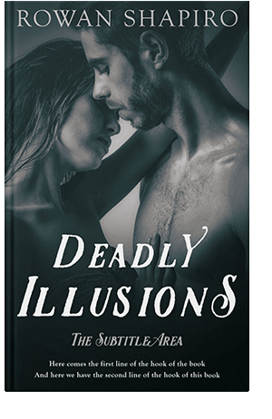 Pre Made Book Cover Black