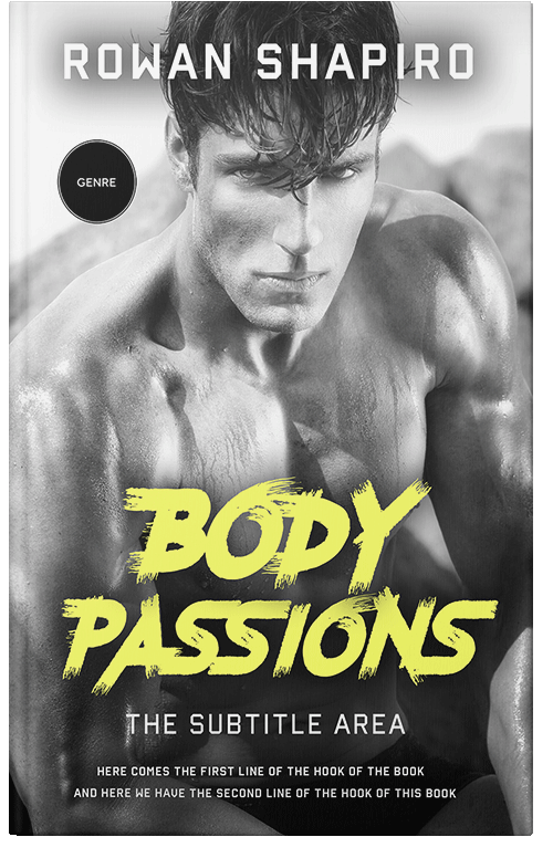 Front view of Foggy Gray #12027 - Premade Erotica Book Cover