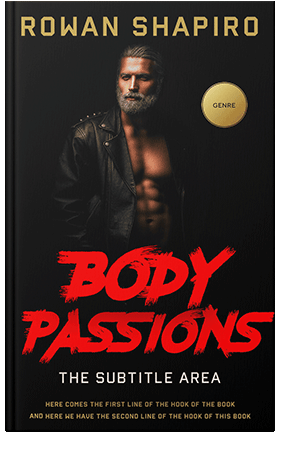 Pre Made Book Cover Alizarin Crimson