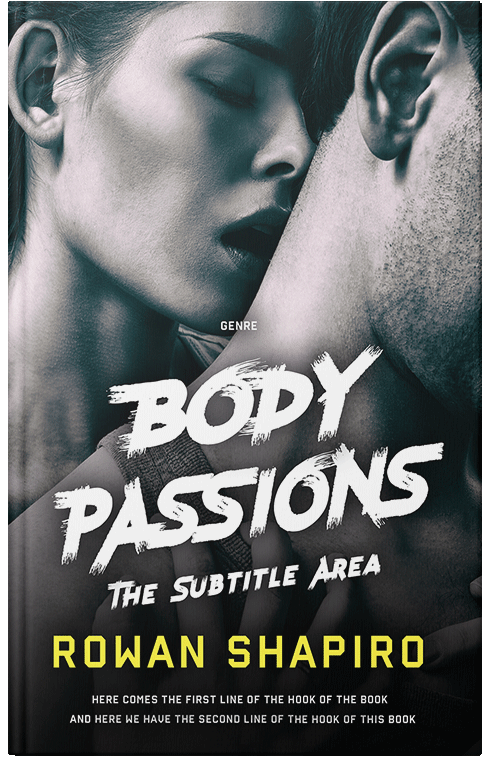 Front view of Premade Erotica Book Cover - Swirl