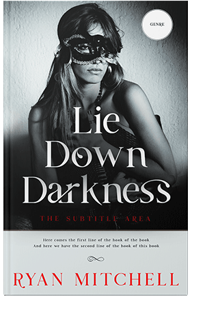 Pre Made Book Cover Black Haze