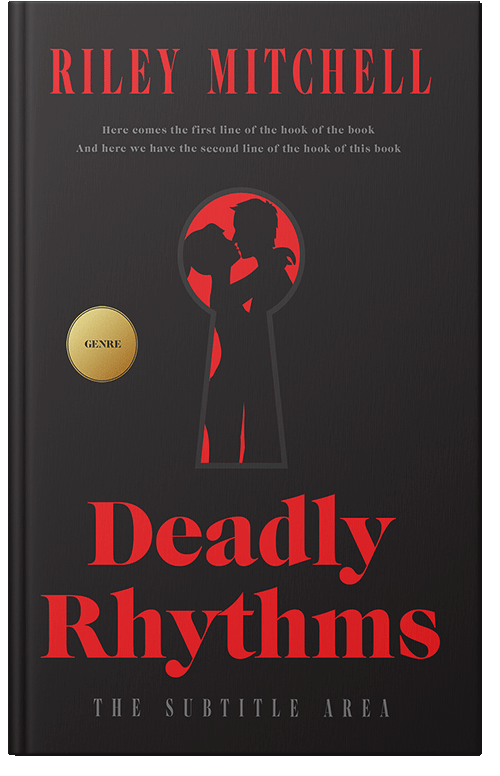 Front view of Thunder #12075 - Premade Erotica Book Cover