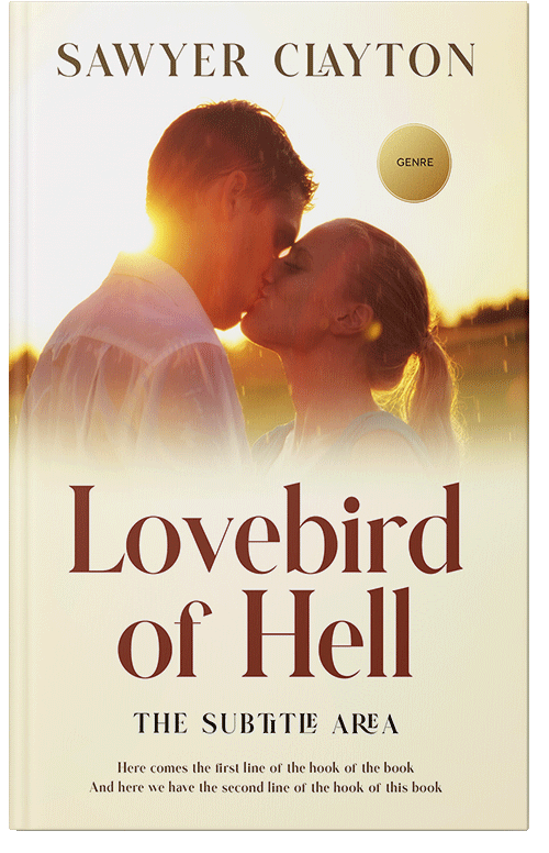 Front view of Premade Romance Book Cover - Coconut Cream