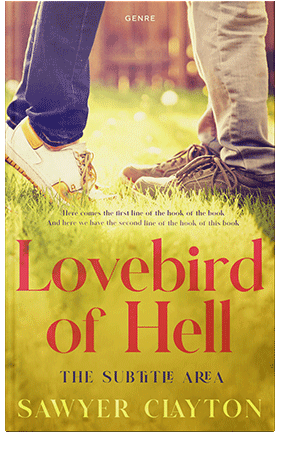 Pre Made Book Cover Wattle