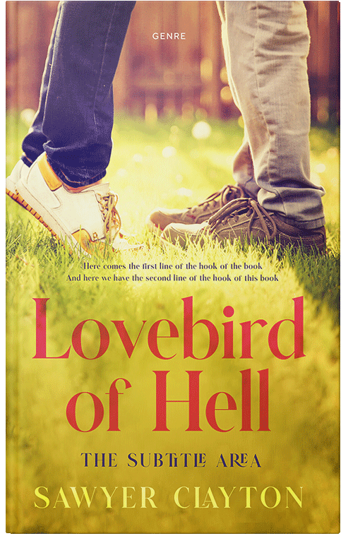 Front view of Premade Romance Book Cover - Wattle