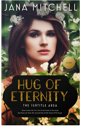 Pre Made Book Cover Tan