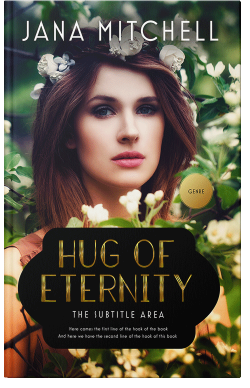 Front view of Premade Erotica Book Cover - Tan