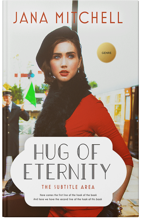 Front view of Iroko #12166 - Premade Romance Book Cover