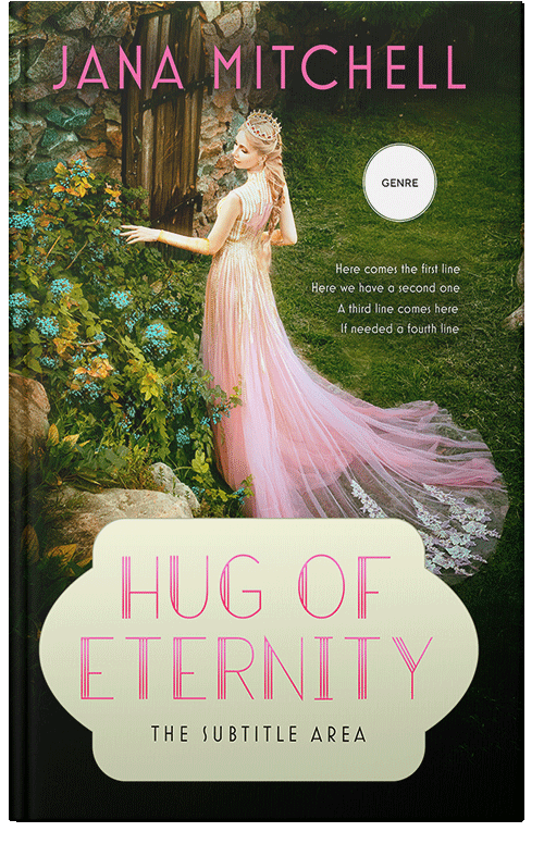 Front view of Bone #12169 - Premade Fantasy Book Cover