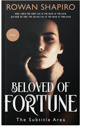 Pre Made Book Cover Cameo