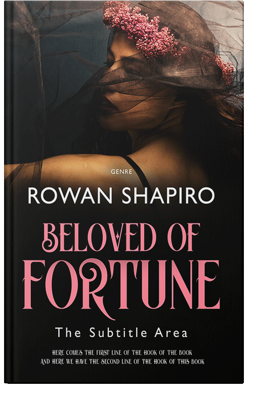 Front view of Premade Romance Book Cover - My Pink