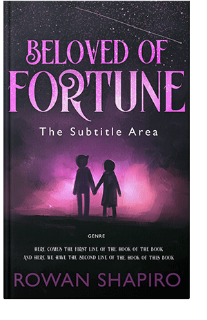 Pre Made Book Cover Orchid