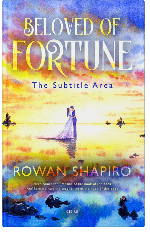 Front view of Celeste #12181 - Premade Romance Book Cover