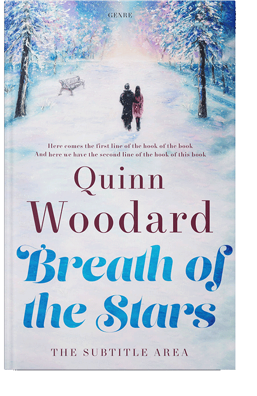 Front view of Athens Gray #12187 - Premade Romance Book Cover