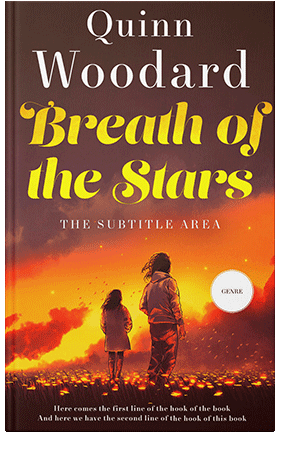 Pre Made Book Cover Carrot Orange