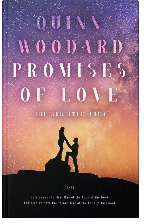 Front view of Old Rose #12197 - Premade Romance Book Cover