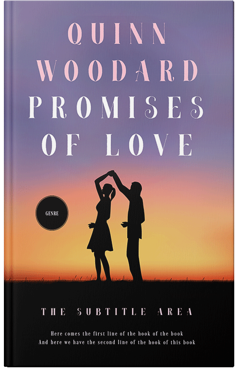 Front view of Premade Romance Book Cover - Kimberly