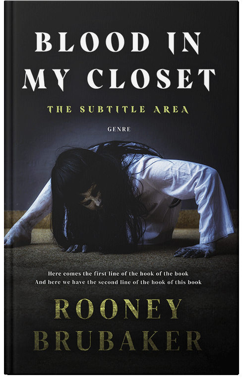 Front view of Woodsmoke #12208 - Premade Horror Book Cover