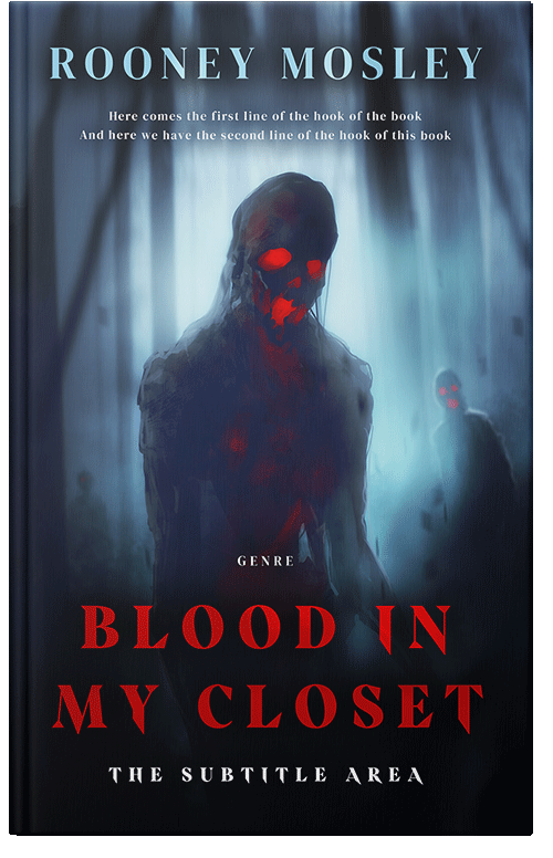 Front view of Mirage #12211 - Premade Horror Book Cover