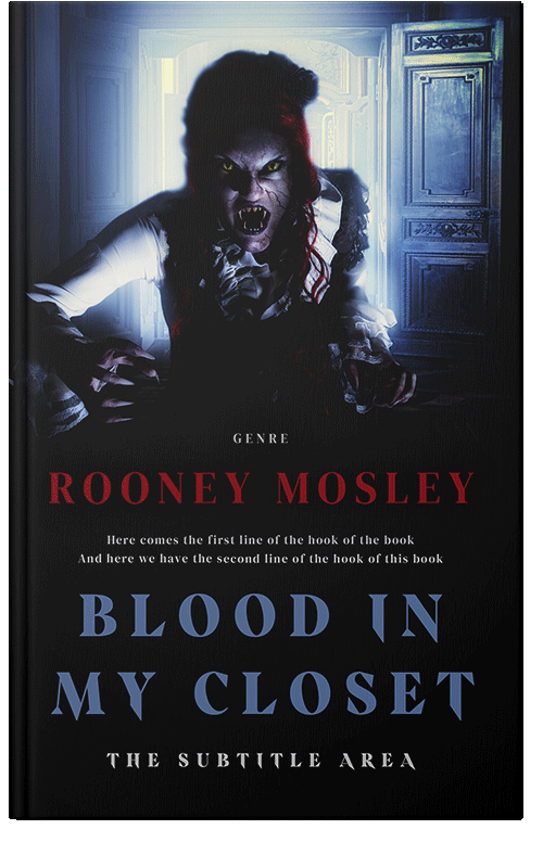 Front view of Silver Sand #12213 - Premade Horror Book Cover