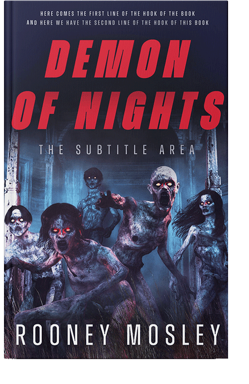 Front view of Ebony Clay #12220 - Premade Apocalyptica Book Cover