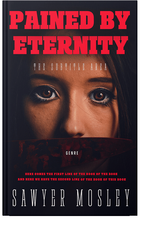 Front view of Revolver #12233 - Premade Horror Book Cover