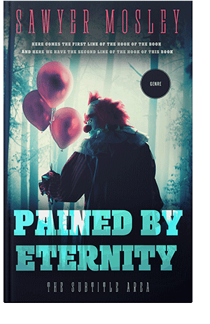 Pre Made Book Cover Swirl