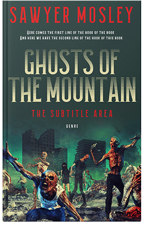 Pre Made Book Cover Outer Space