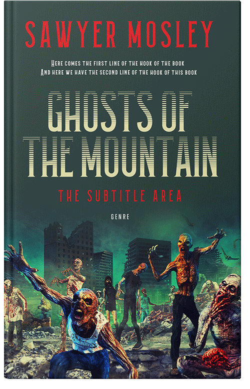 Front view of Outer Space #12237 - Premade Apocalyptica Book Cover