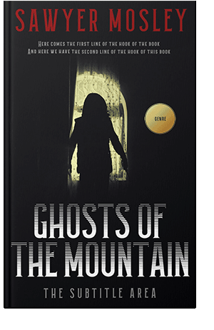 Pre Made Book Cover Ebony