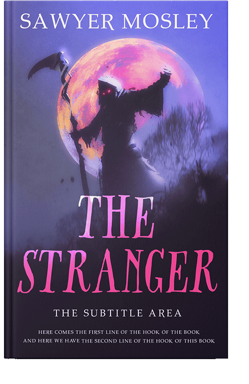 Front view of Martinique #12255 - Premade Horror Book Cover