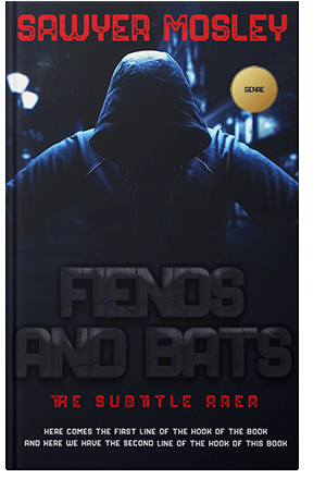 Pre Made Book Cover Ebony